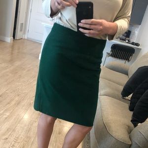 JCREW - GREEN PENCIL SKIRT